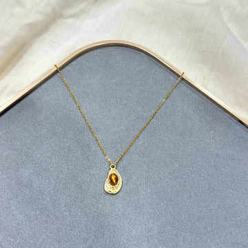 VINTAGE AVACADO PENDANT CHAIN