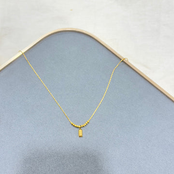 GOLD BAR NECKLACE