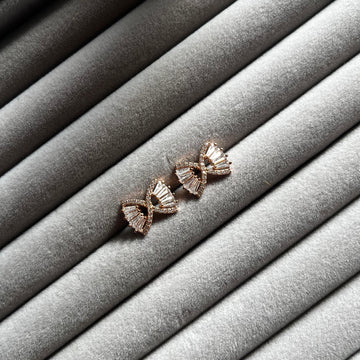 MEERA ROSE GOLD PLATED STUD