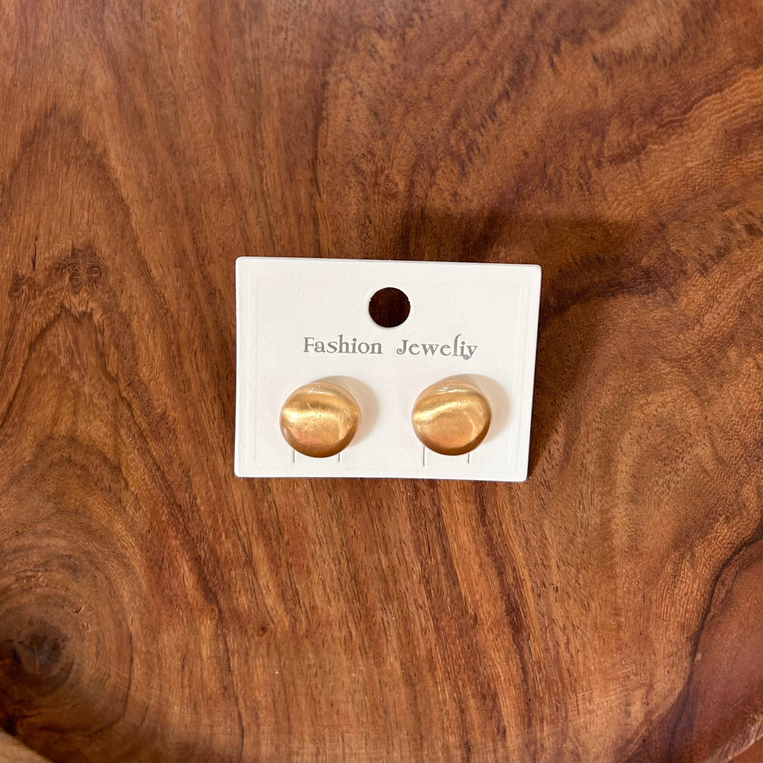 ROUND STUD EARRINGS