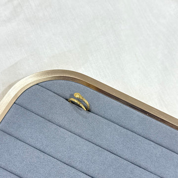 COBRA SNAKE 18K GOLD PLATED RING
