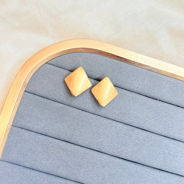 RHOMBUS STUD EARRINGS