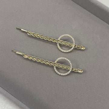 LUX PEARL CIRCLE SET OF 2 HAIR PIN