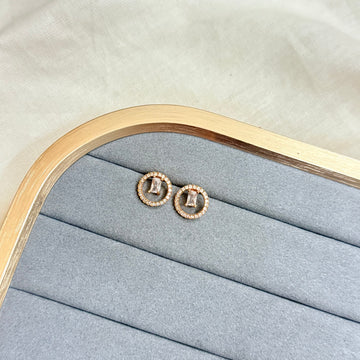 ETERNAL ROSE STUD EARRINGS