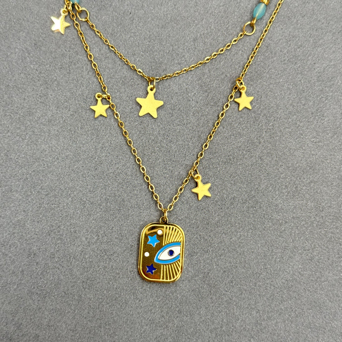 STAR EVIL EYE NECKLACE