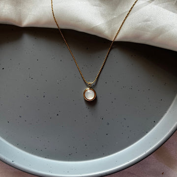 ROUND MOONSTONE CHAIN