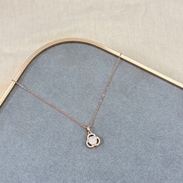 TWISTED TOGETHER PENDANT NECKLACE