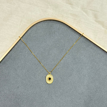 RADIANT BLACK ONYX PENDANT CHAIN