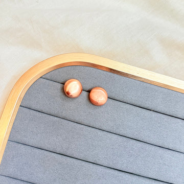 ROUND STUD EARRINGS