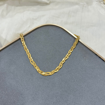 TRIPPLE BRAIDED HERRINGBONE CHAIN