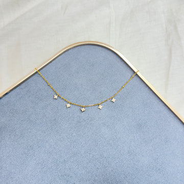 4 DIAMOND NECKLACE