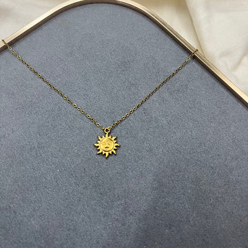 SUN CHARM NECKLACE