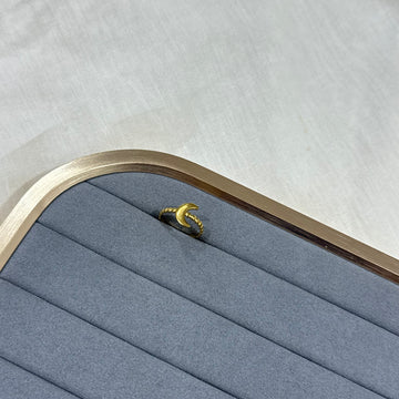 ZEUS MOON 18K GOLD PLATED RING