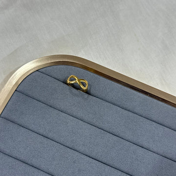 INFINITY 18K GOLD PLATED RING