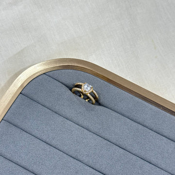 HEART 18K GOLD PLATED RING