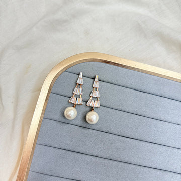 AATMANA ROSEGOLD PLATED EARRINGS