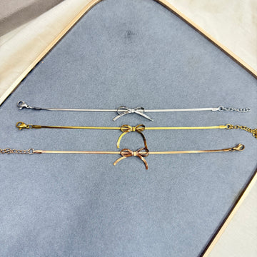 BOW CHAIN BRACELET
