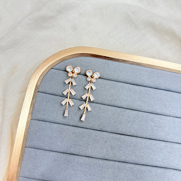 BUTTERFLY ROSEGOLD PLATED EARRINGS