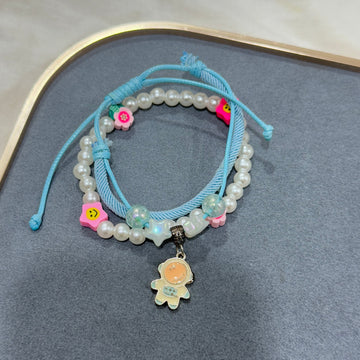 SPACE CRYSTABLE BEADS BRACELET