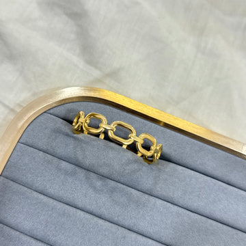 JORJA 18K GOLD PLATED CUFF BRACELET