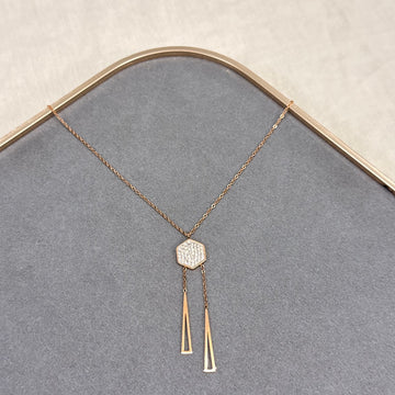 DIAMOND HEXA NECKLACE