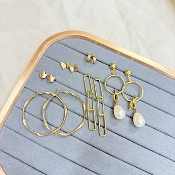 SET OF 6 STUD & HOOP COMBO