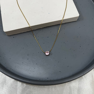 CULT PINK STONE NECKLACE