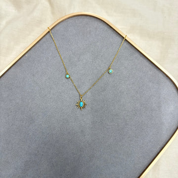 BLUE AURA NECKLACE