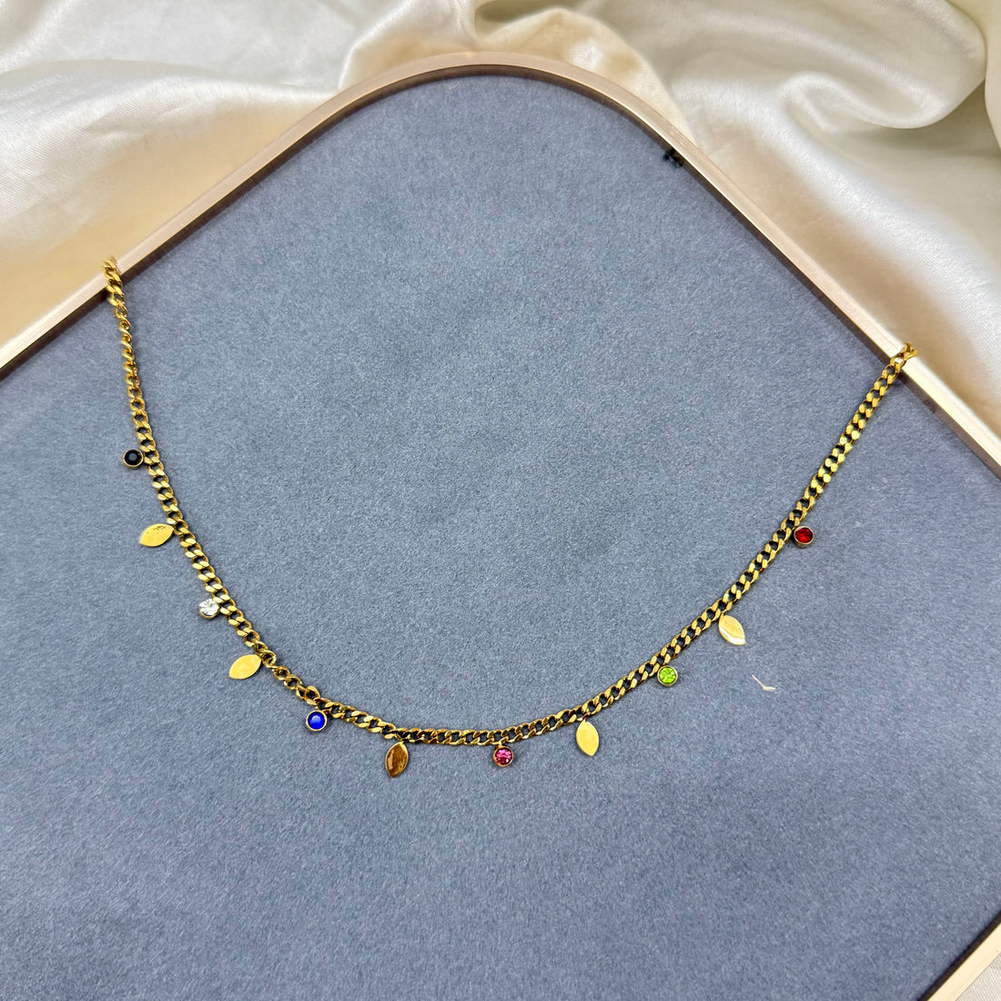 DROP CHARM NECKLACE