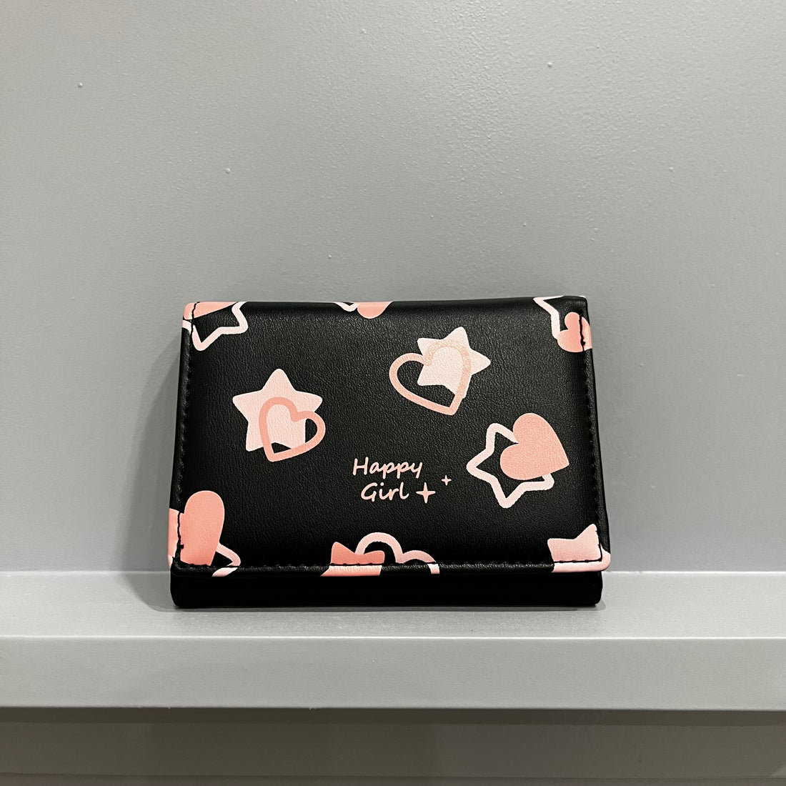 HAPPY GIRL TRIFOLD WALLET