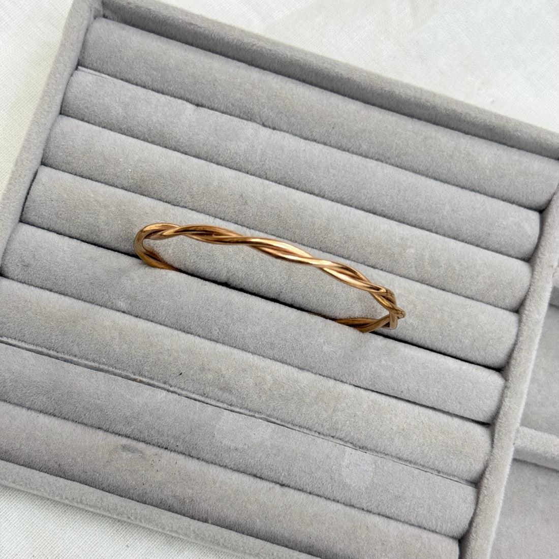 TWISTED GOLD CUFF BRACELET