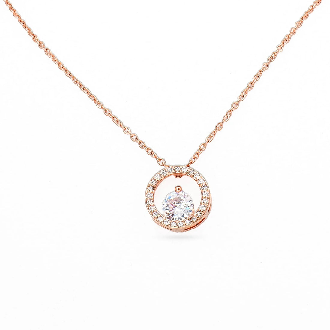 GEMMA ROSEGOLD PLATED NECKLACE