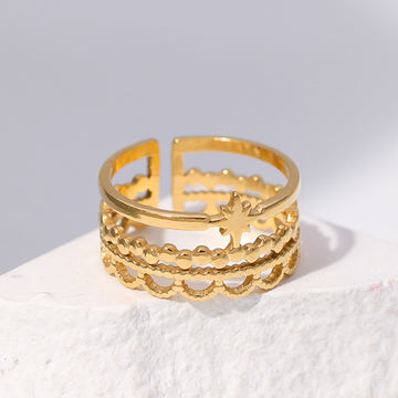 SILAS 18K GOLD PLATED RING