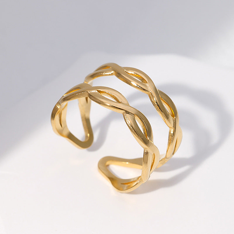 AYLA 18K GOLD PLATED RING