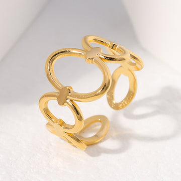 UDAYA 18K GOLD PLATED RING