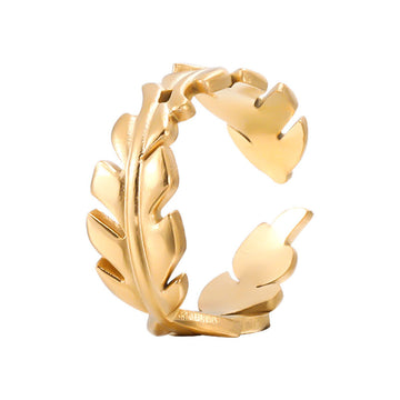 FLOSSIE 18K GOLD PLATED RING