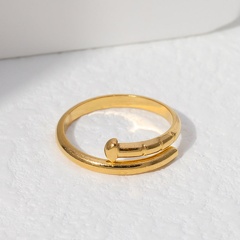 ESTEE 18K GOLD PLATED RING