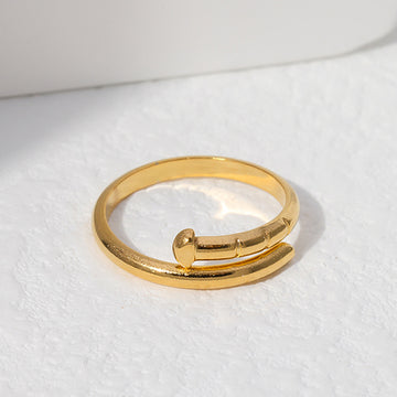 ESTEE 18K GOLD PLATED RING