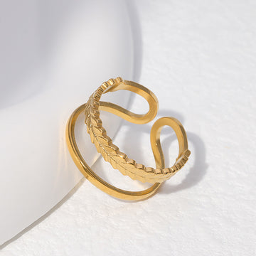 CAPRI 18K GOLD PLATED RING