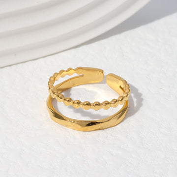 TERRY 18K GOLD PLATED RING