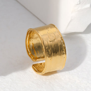 VINTAGE CUFF 18K GOLD PLATED RING