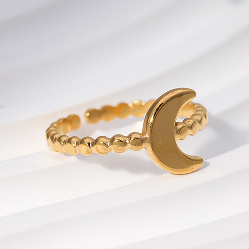 ZEUS MOON 18K GOLD PLATED RING