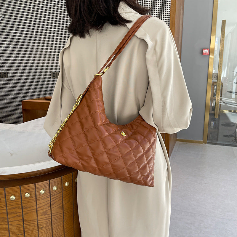PLAID SHOULDER BAG