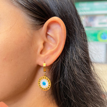 AMOR EVIL EYE EARRINGS