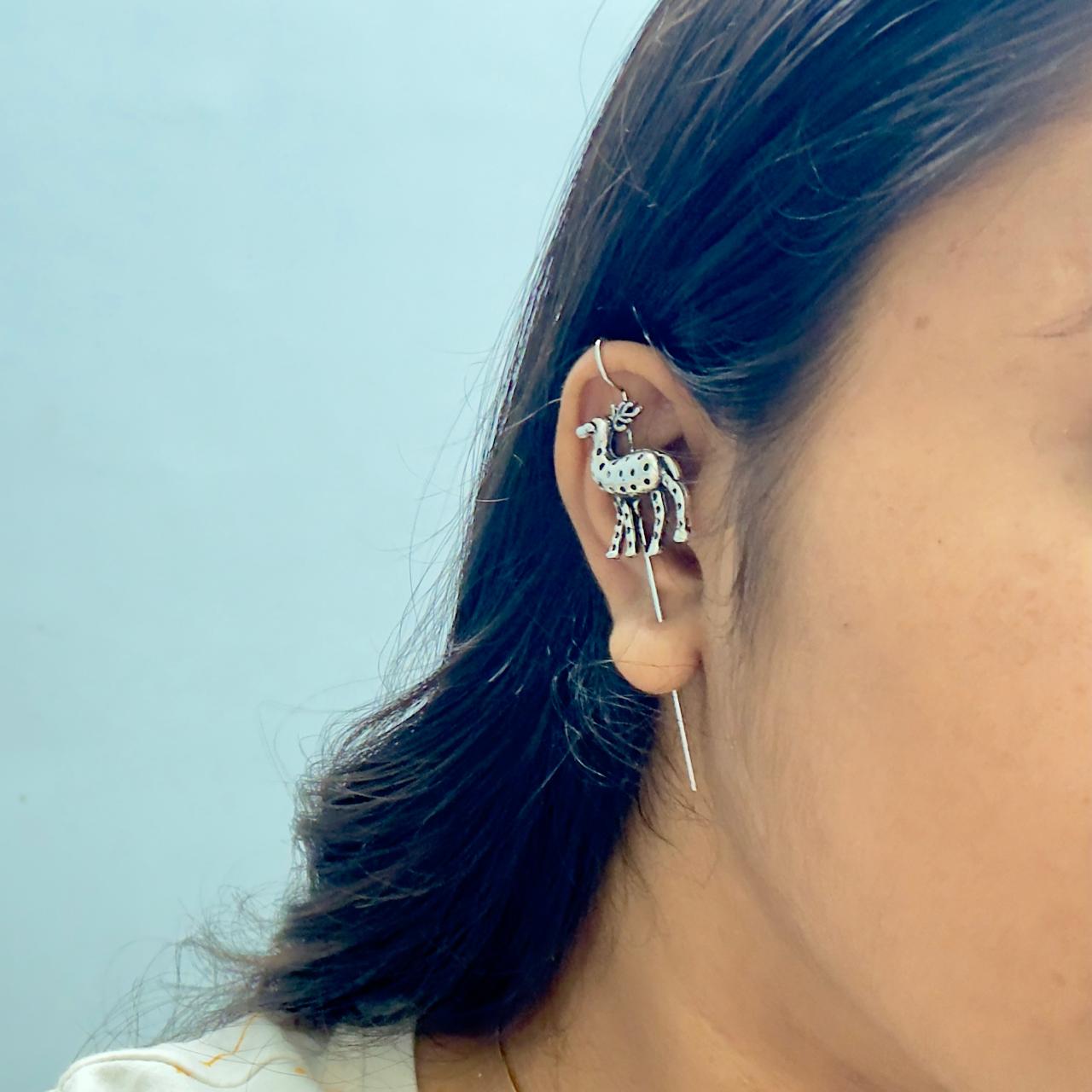 NAVRATRI DEER EARRING