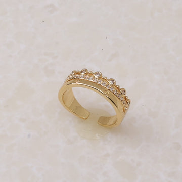 FUERO 18K GOLD PLATED RING