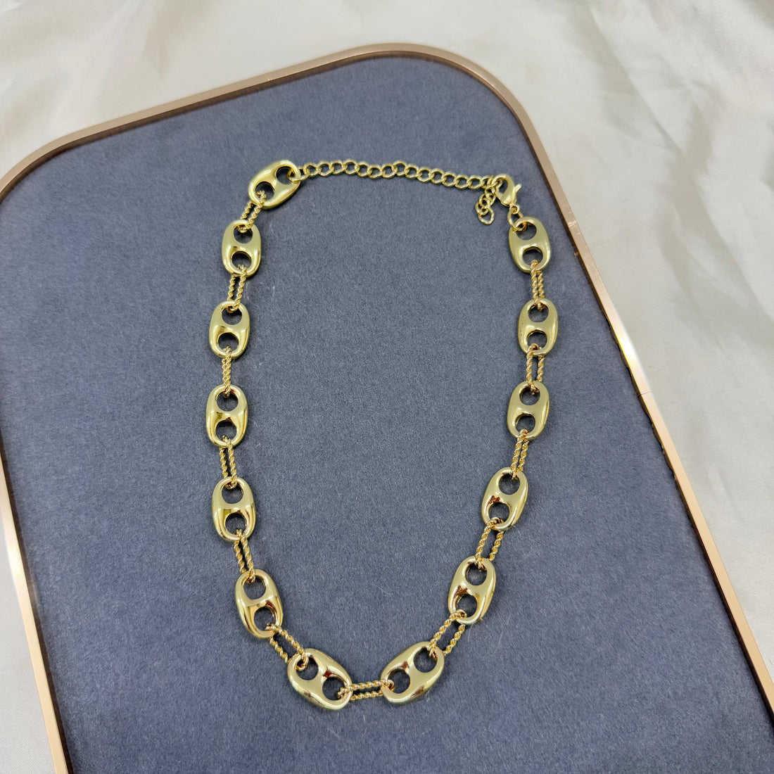 CADENA GOLD CHAIN LINK NECKLACE